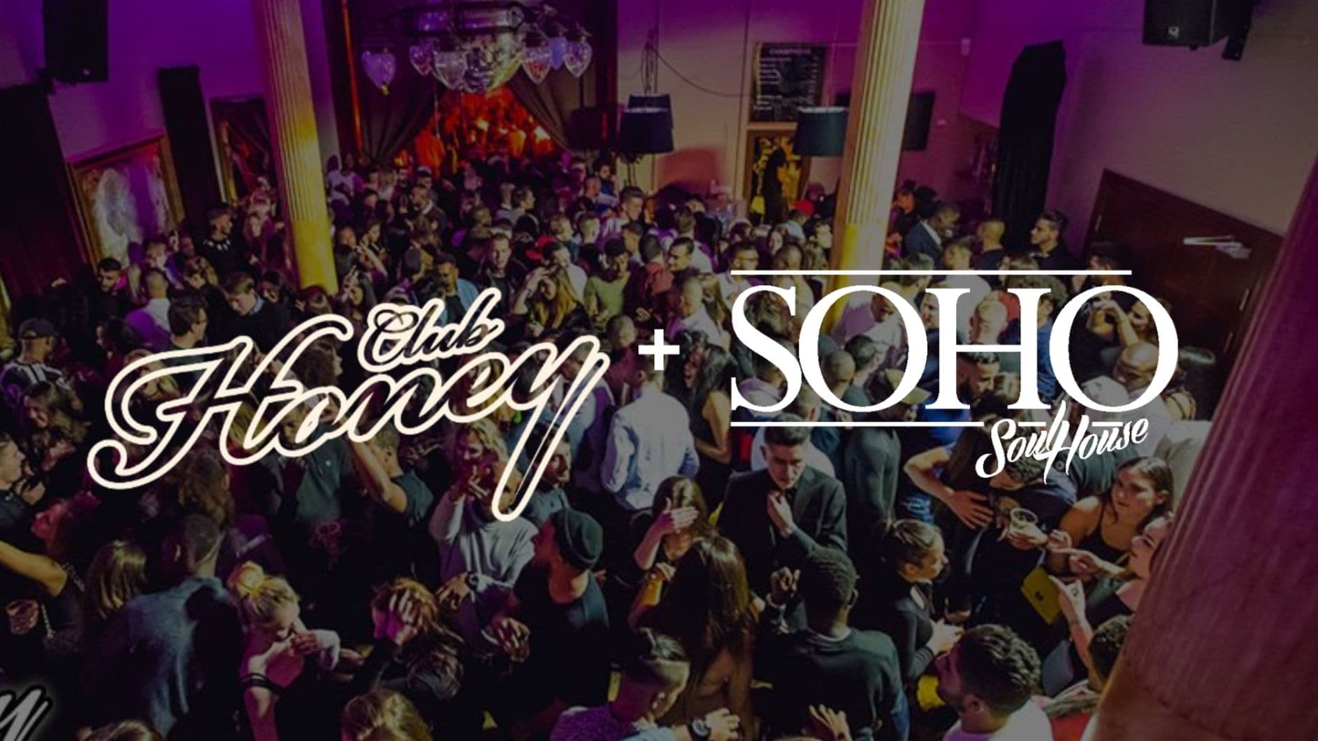 Club Honey & SoHo på Palladiums Marmorfoajé
