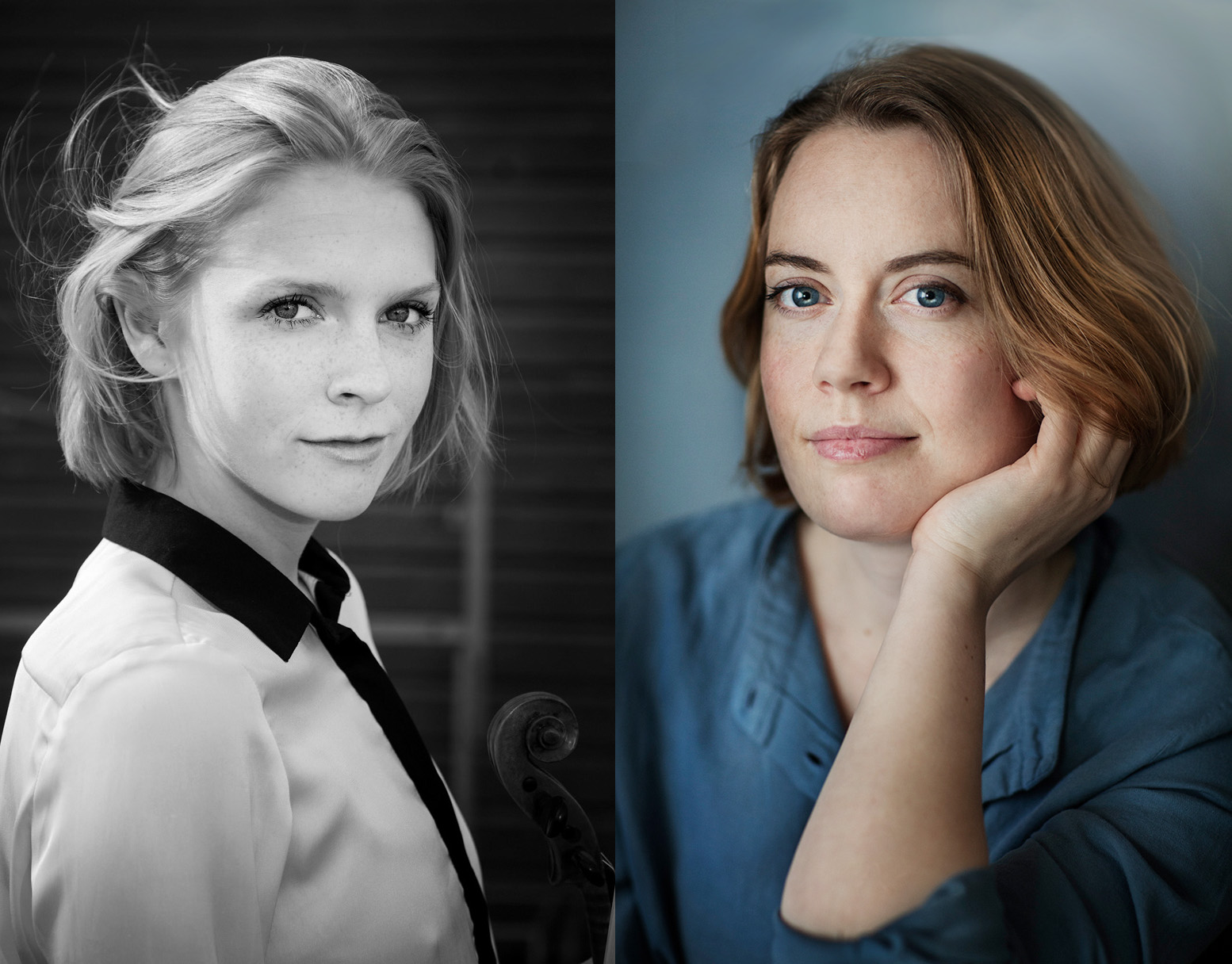 Porträtt av Ylva Larsdotter och Anna Christensson