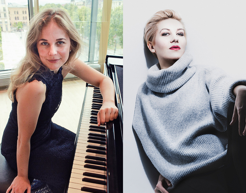 En romanskonsert med mezzosopranen Emma Sventelius och pianisten Matilda Lindholm.